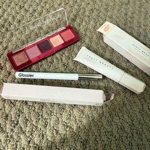 Natasha Denona, Glossier, Fenty Beauty makeup bundle